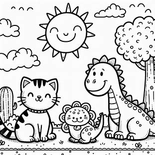 Animal for kids coloring